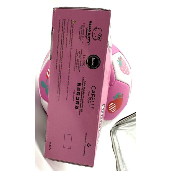 Hello Kitty Size 3 PVC Soccer Ball With Rubber Inner Bladder For Indoor & Outdoo - Picture 6 of 6